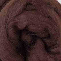 Nako Keche Top Roving Wool 1182 Chocolate Brown Wool